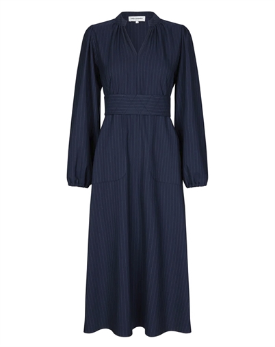 Lollys Laundry - Paris LL Midi Kjole - Dark Navy